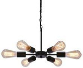 Sparta lampa wisząca czarny 6X60W E27 36-09395 