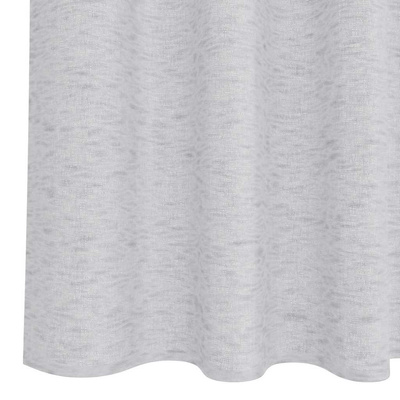 Firany Voile 2 pcs Jasnoszary 245 x 140 cm Poliester