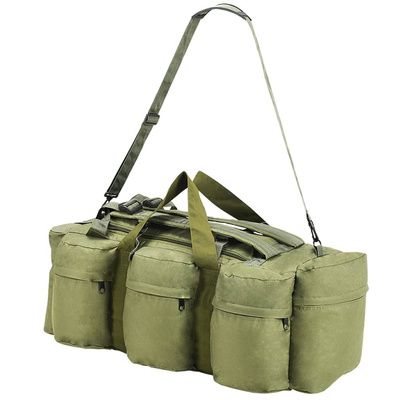Torba wojskowa 3-w-1, worek w stylu militarnym, 90 L, oliwkowa