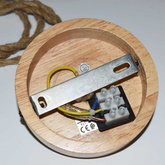 Lampa Wisząca Boho z Bambusa ?45cm Abruzzo Mia E27