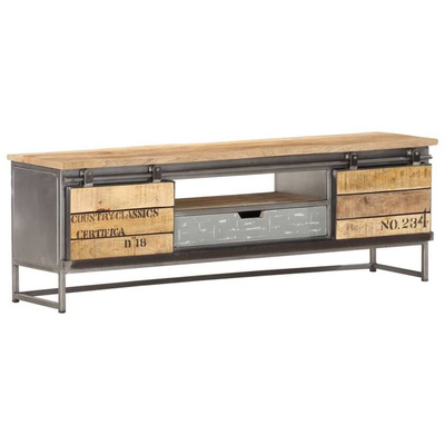 vidaXL Szafka pod TV, 120x30x40 cm, lite drewno mango