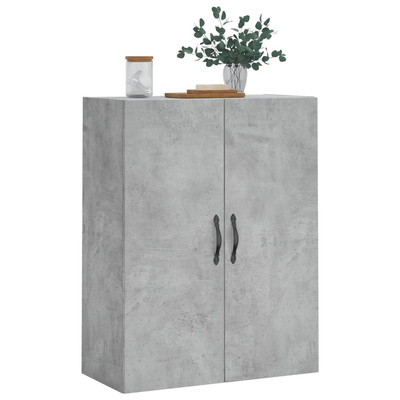 vidaXL Szafka wisząca, szarość betonu, 69,5x34x90 cm wariant 8