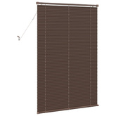 Żaluzja wenecka Ciemnobrązowy ze wzorem 150 x 90 cm 25 mm PVC