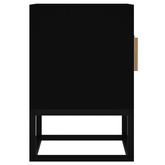 vidaXL Szafka pod TV, czarna, 105x30x45 cm, materiał drewnopochodny