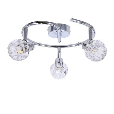 Lampa sufitowa spirala 3X40W G9 chrom BOMBOLA 98-70326