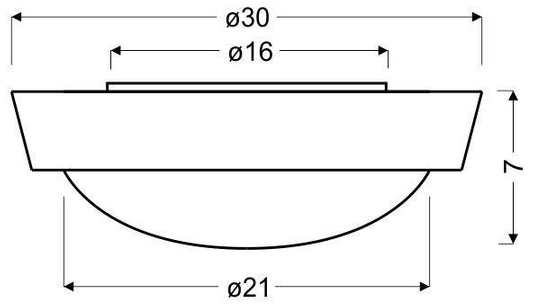 Lampa Sufitowa Candellux Vatan 13-11438 Plafon E27 Plastik Energo Szara