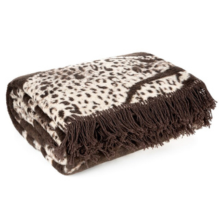 Koc Akryl brązowy 220x240