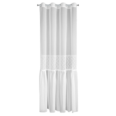 Firana Lauri biała 140x250