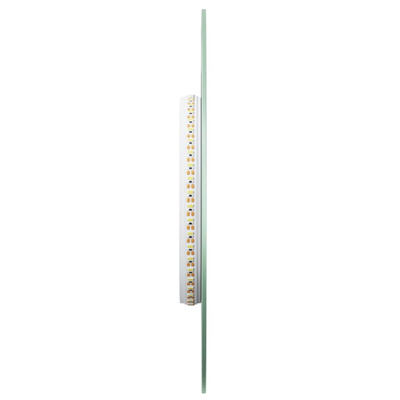 vidaXL Lustro łazienkowe z LED, 60x25 cm, owalne