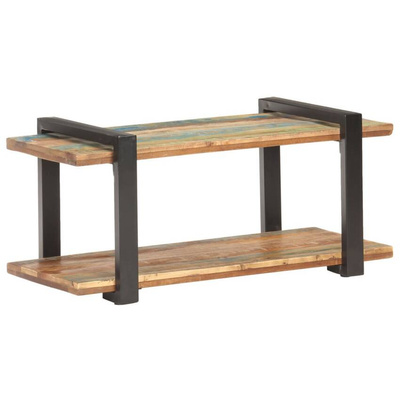 vidaXL Szafka pod TV, 90x40x40 cm, lite drewno z odzysku