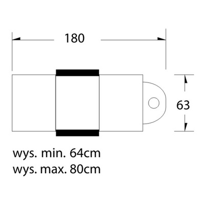 Fotel kosmetyczny hyd. Basic 210 biały 126503