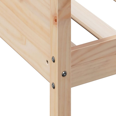 Łóżko dzienne bez materaca, 80x200 cm, sosnowe