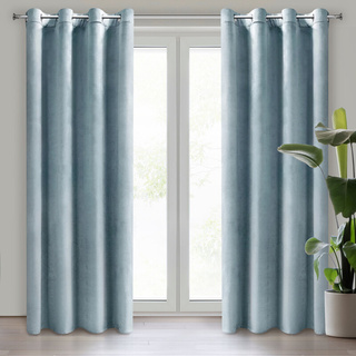 Zasłona Melanie morska 140x250