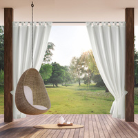 Zasłona Garden biała 155x200 wariant 5
