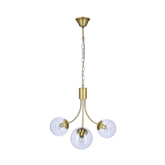 Lampa wisząca złota 3xE14 żyrandol Dani 33-79015