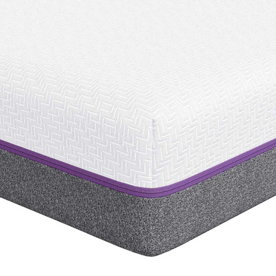 Materac z pianki memory Średni 80 x 200 cm Biały i szary