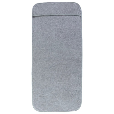 Ręczniki plażowe, 2 szt., szare, 60x135 cm, tkanina, 400 g/m?