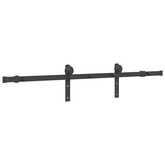 System do montażu drzwi przesuwnych, 152 cm, stal, czarny