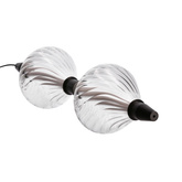 VITA lampa wisząca czarny 7,5W LED 2700K 2 x klosz bezbarwny
