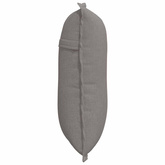 Poduszka na plecy Ciemnoszary 50 x 19 x 45 cm tkanina