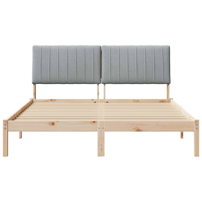 Ramka łóżka Brązowy 160 x 200 cm Lite drewno sosnowe