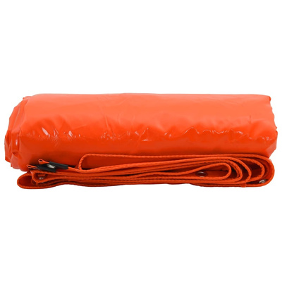 Plandeka 650g / m² pomarańczowy 5 x 7 m Płótno z powłoką PVC