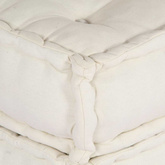 Modularna jednostka sofy 2 pcs kremowy 140 x 70 x 36 cm tkanina
