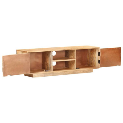 vidaXL Szafka pod TV, 116x30x35 cm, lite drewno mango