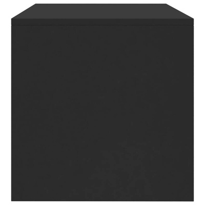 vidaXL Szafka pod TV, czarna, 120x40x40 cm, materiał drewnopochodny