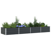 Donica Antracyt 385 x 100 x 45 cm Stal Galwanizowana