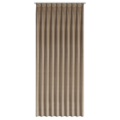 Zasłona Melanie ciemnobeżowa 125x270