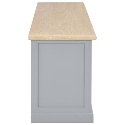 vidaXL Szafka pod TV, szara, 120 x 30 x 40 cm, drewniana
