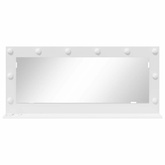 Lustro toaletowe Prostokątny Z lustrem Biały 100 x 45 x 18 cm