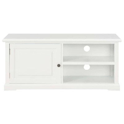 Szafka pod TV, biała, 90x30x40 cm, drewniana vidaXL
