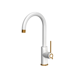 JODIE Q LINE SLIM SteelQ snow white/Nano PVD miedź