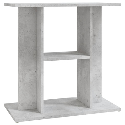Stojak pod akwarium Betonowy Szary 60x30x60 cm Drewno konstrukcyjne