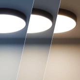 Plafon LED 31W Okrągły Biały 40cm 3 Barwy Świecenia CCT Abruzzo Fabbri