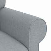 Sofa Jasnoszary 155 x 82 x 80 cm tkanina