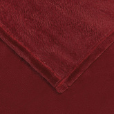 Koce narzutowe 6 pcs Bordeaux Czerwony 220 x 240 cm Polar