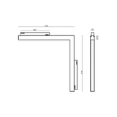 Oprawa szynowa Abigali LWQ-M09 Magneto (48V, ściemnianie 1-10V) 24W 3000K CRI>90