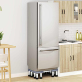 Podstawa pod pralkę Szary 67 x 67 x 21,5 cm Stal nierdzewna