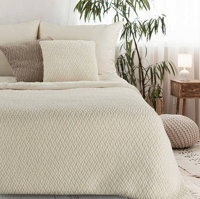 Narzuta Kayla kremowa 130x160