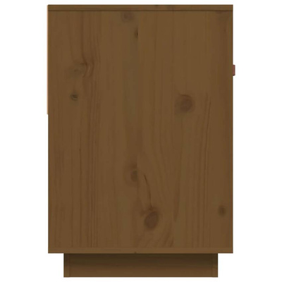 vidaXL Szafka pod TV, miodowy brąz, 90x40x60 cm, lite drewno sosnowe