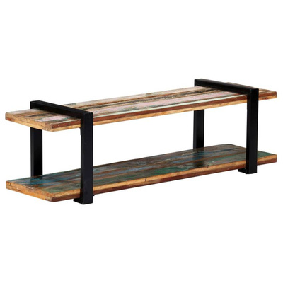 vidaXL Szafka pod TV, 130 x 40 x 40 cm, lite drewno z odzysku
