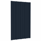 Panel dachowy 12 pcs antracytowy 80 x 45 cm Stal galwanizowana