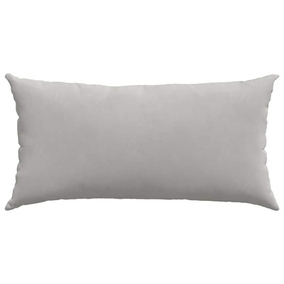 Poduszki na sofę 2 pcs Jasnoszary 80 x 40 cm tkanina