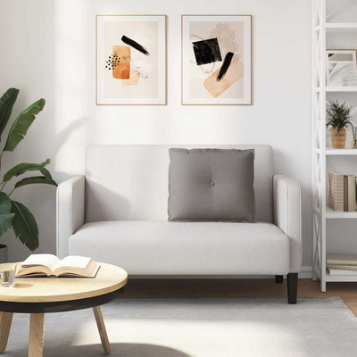 Poduszka na plecy Ciemnoszary 60 x 19 x 50 cm tkanina