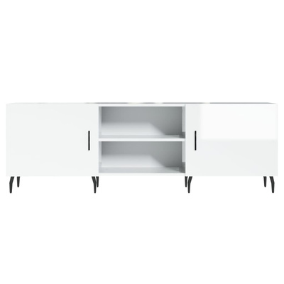 vidaXL Szafka pod TV, wysoki połysk, biała, 150x30x50 cm model standard