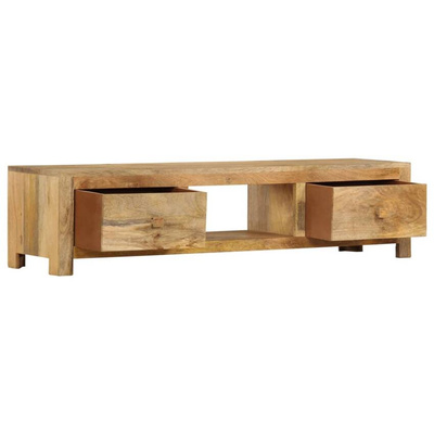 vidaXL Szafka pod TV, 140 x 30 x 32 cm, lite drewno mango