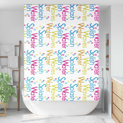 Roleta prysznicowa 150x240 cm Szerokość tkaniny 146 cm